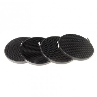 Phottix Pro 7" Honeycomb Grid Set (30, 40, 50, 60 degrees)