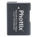 Phottix Li-on Rechargeable Battery EN-EL14 for Nikon P7000/P7100/P7700/D3100/D3200/D5100/D5200