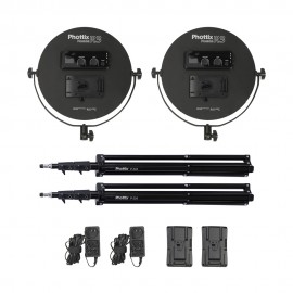 Phottix Nuada R3 LED Light Twin Kit Set