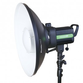 Phottix Pro Beauty Dish MK II with Bowens Speed Ring (42cm, 16", White) accepts Luna Speed Rings