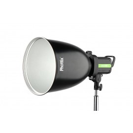 Phottix 45 ° Long Range Reflector with Grid and Diffuser (Bowens Mount, 30cm, 11.8, Silver)